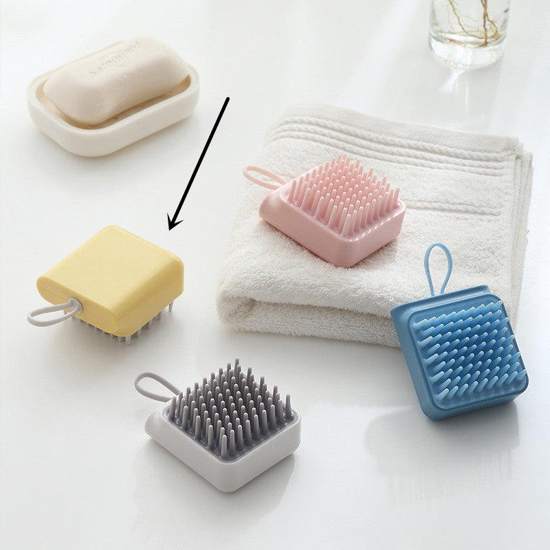 Mini Pet's Brush Bath | Compact Pet Grooming Brush for Dogs 