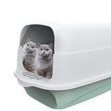 Enclosed Cat Toilet | Smart Litter Box for Cats - Green