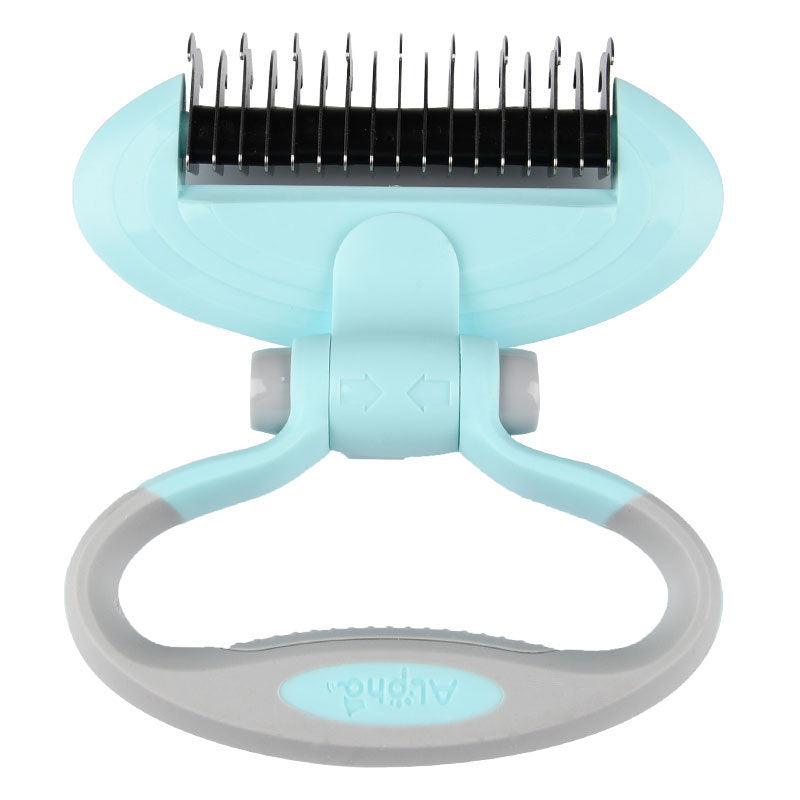 Dog Grooming Comb Knot - Gentle Pet Combs for Grooming - Blue