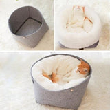 Soft and snug cat bed for furry friends