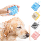 Mini Pet's Brush Bath | Compact Pet Grooming Brush for Dogs 